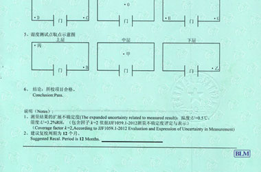 热工葫芦娃污视频证书报告结果页图片